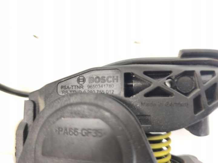 фото №9, Педаль газа потенциометр peugeot 407 citroen c5 oem номер eu 9650341780 0280755012