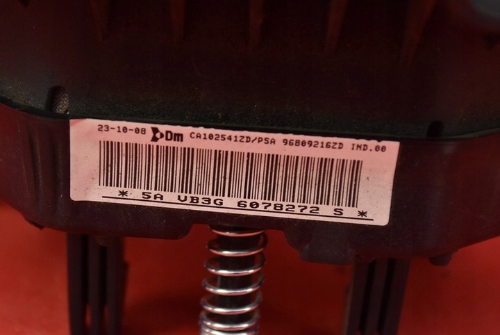 фото №7, Подушка безпеки повітряна подушка водія 96809216zd citroen jumpy 2 ii 07-16