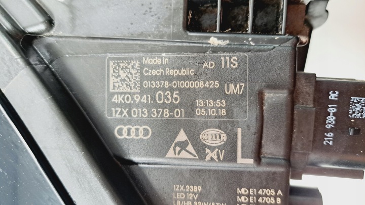 фото №11, Audi a6 c8 4k0 фара ліва matrix повний led 4k0941035 lubań