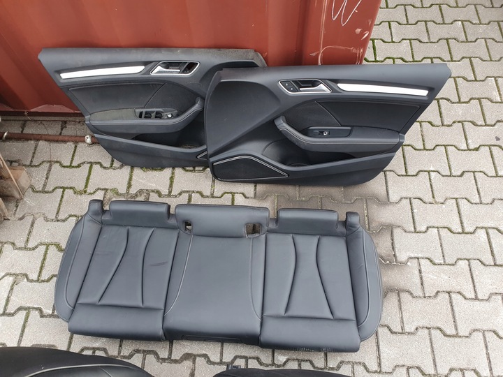 фото №8, Audi a3 s3 rs3 8v комплектная обивка кожа обшивки сиденья supersport recaro