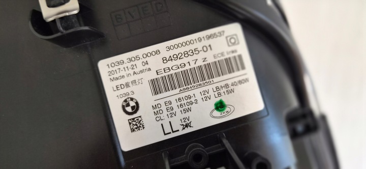 фото №13, Фара ліва повний led bmw 5 g30 g31 2017- 8492835-01