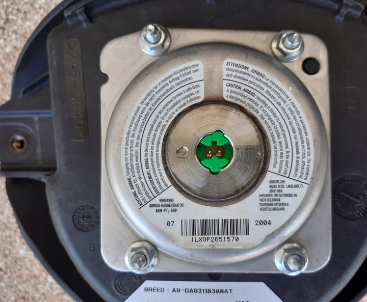 фото №7, Панель раздаточная консоль 2x air bag ремни konplet alfa romeo 147 3d