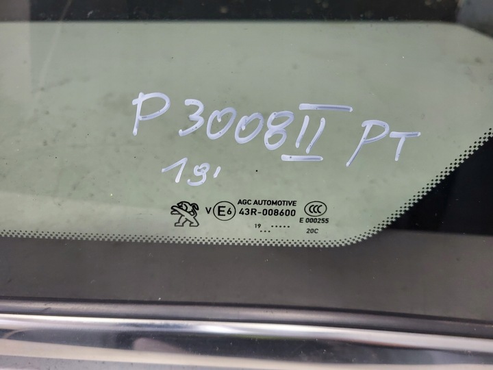 фото №10, Скло кузова праве зад peugeot 3008 ii 2019рік