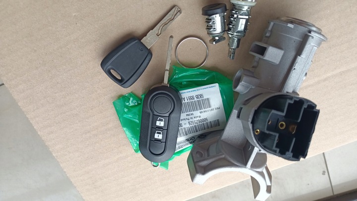 фото №14, Набор kompolet замков замок замки kpl замок зажигания 5pinów fiat ducato 2006-