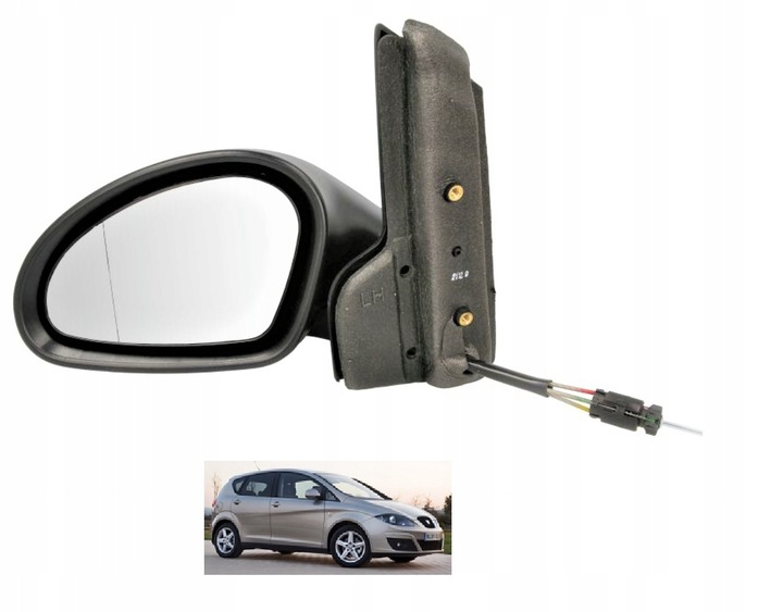 фото №1, Зеркало механическое левая seat altea 5p1 04-09