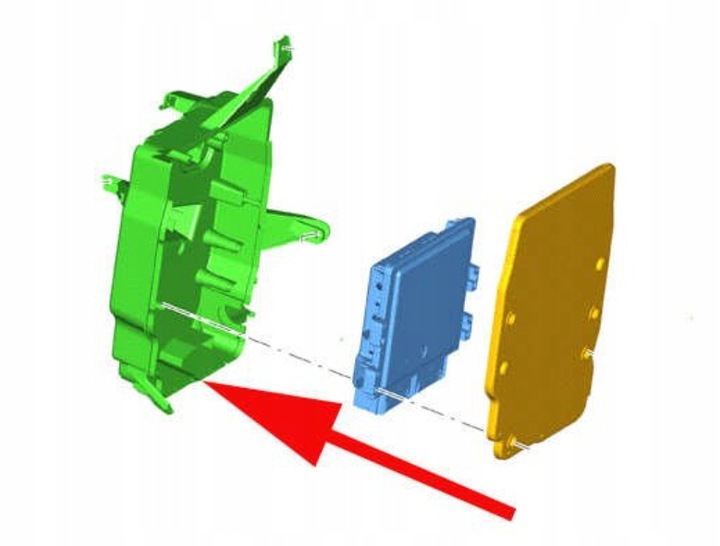 фото №14, Dół корпус. komput. ford focus mk3/c-max mk2/transit