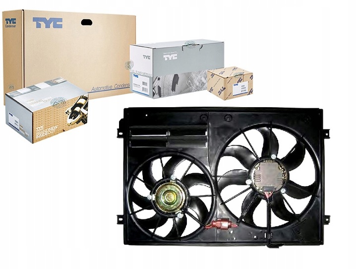 фото №1, Tyc вентилятор радіатор з корпус audi a1 a3 se