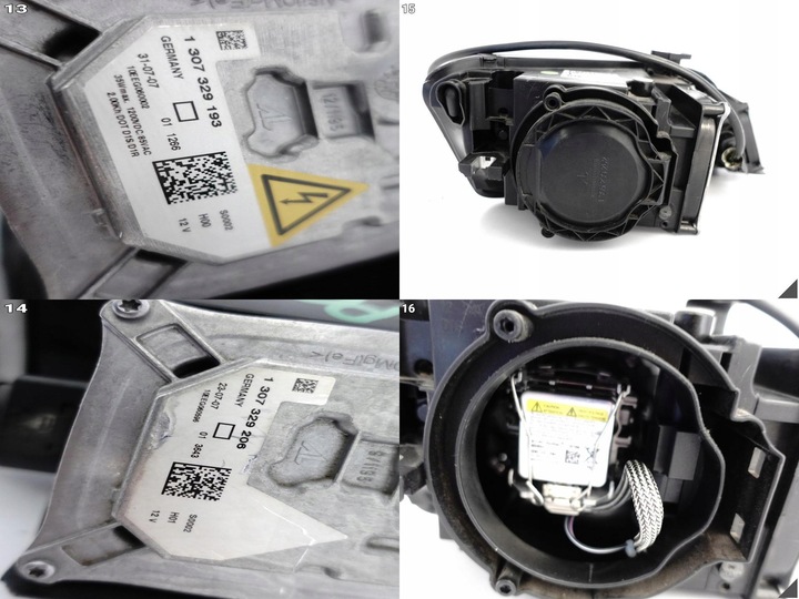 фото №11, Audi r8 420 07-12 лампа ксенон + led ліва перед комплектна з модулями європа