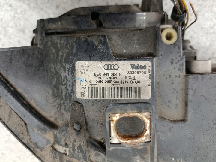 фото №14, Фара передня права audi a4 b6 8e0941004f 89305700 valeo