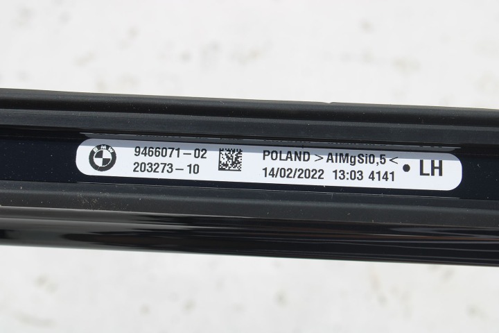 фото №6, Bmw x1 u11 рейлінги дахові 9466071 9466072 na дах колір чорний чорні reli