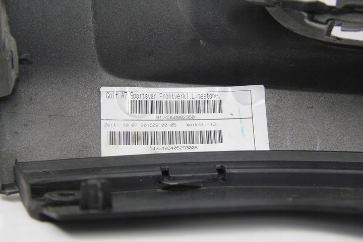 фото №14, Бампер перед vw golf 7 vii sportsvan 14-18r оригінальний номер