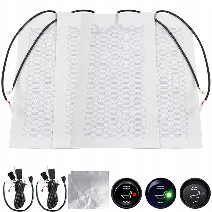 фото №14, Набір комплект mat нагрівальних pod оббивка 2 сидіння регулювання температури