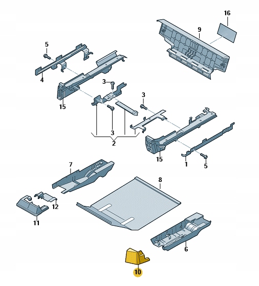 фото №1, Захист заглушка зовнішній рейка сидіння зад audi q7 aso