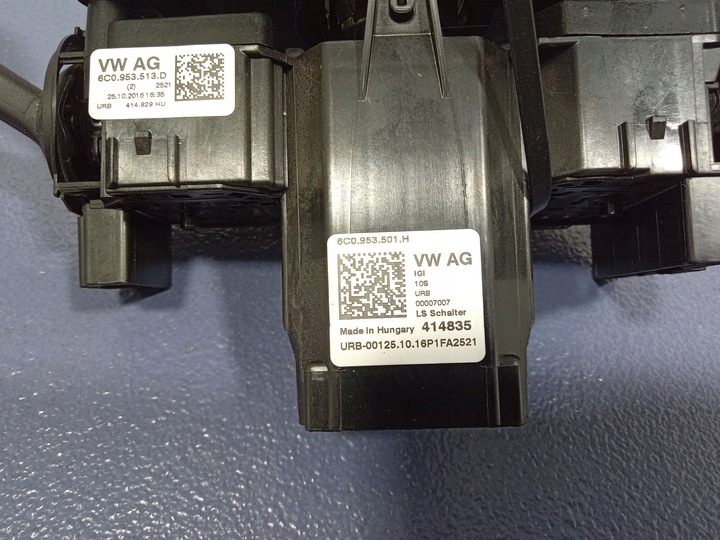 фото №6, Skoda fabia iii 6v переключатель комбинированный лента 6c0953501h