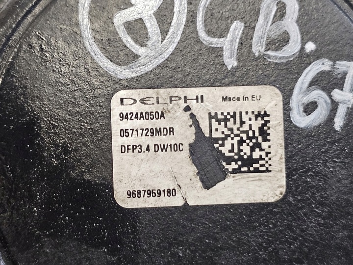 фото №8, Peugeot 308 2.0 hdi rh02 10dyyg 163km насос паливна рейка  9687959180 9424a050a