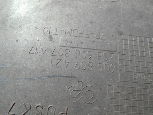 фото №9, Vw polo 6q6 2002-08 задній бампер 6q6807421 / z1412