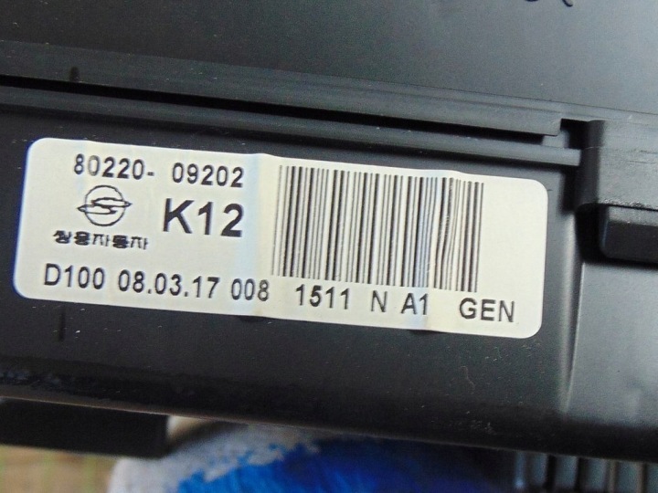фото №10, Ssangyong kyron 2.0d 08r панель приборов 264642km