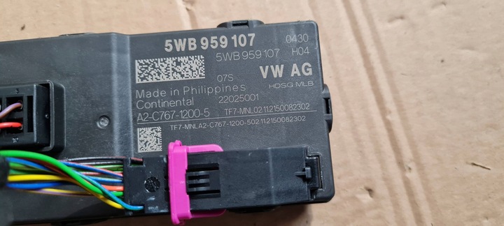 фото №6, Q3 83a модуль блок керування кришки багажника 5wb959107