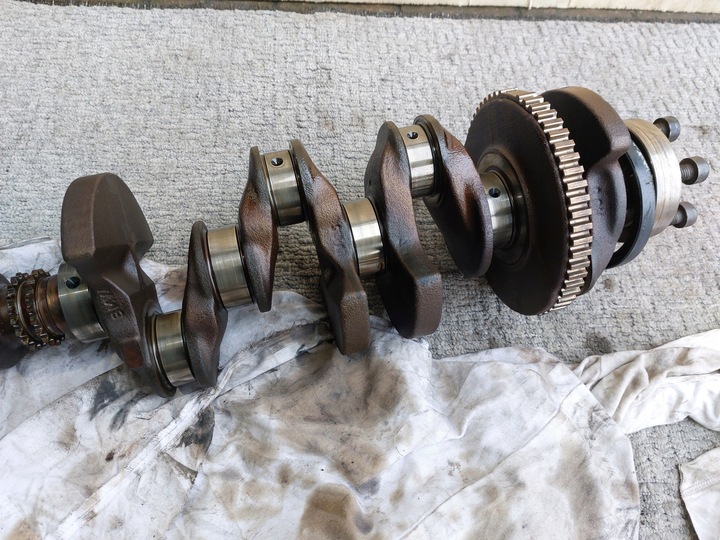 фото №10, Bmw e46 e87 e90 e91 2.0 n46b20 wał коленчатый hub90 07r