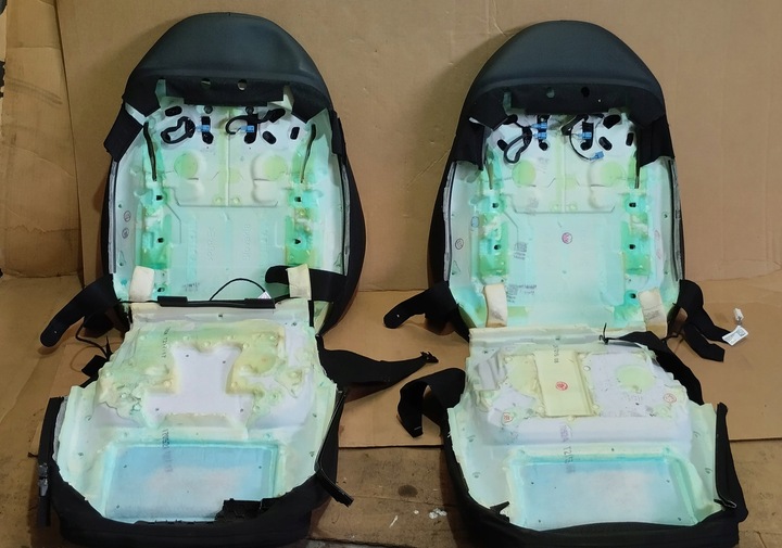 фото №7, Оббивка сидіння перед mercedes e клас w214 sedan eu алькантара шкіра