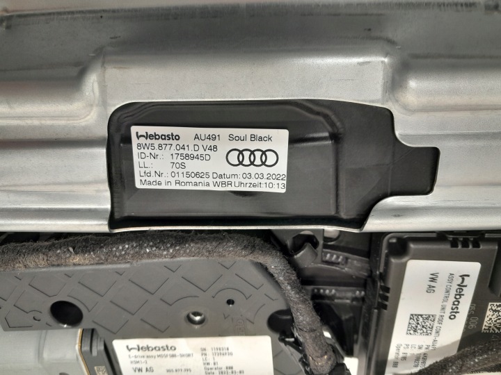 фото №6, Audi a4 b9 рестайлінг sedan люк комплектний 8w5877041d 8w5877255