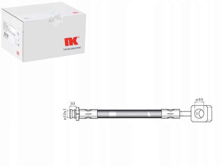 фото №1, Nk 855001 шланг тормозной гибкий