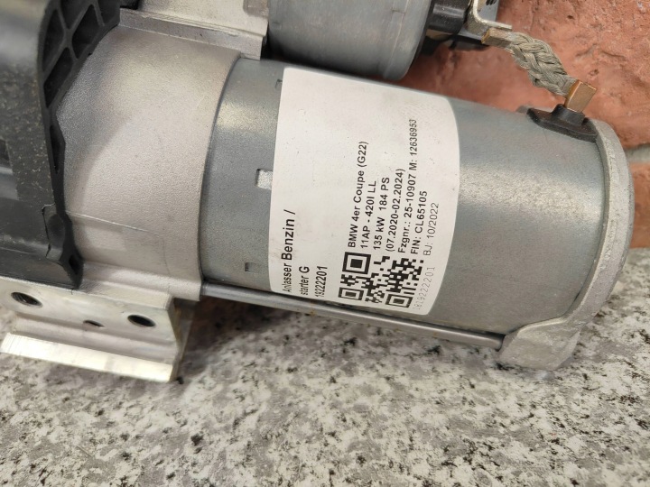 фото №8, Оригинальная запчасть стартер bmw 4 2.0i b48 g22 g26 g20 g30 g01 5a33fb9