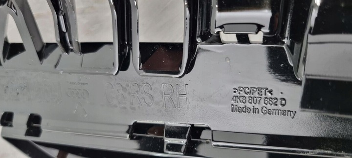 фото №7, Audi rs6 rs7 c8 2019- решётка бампера правая левая 4k8807682d 4k8807681d