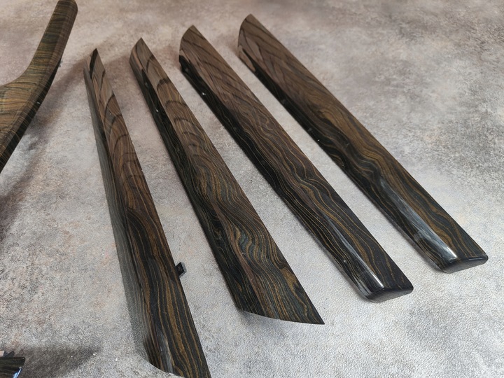 фото №8, Bmw x3 f25 x4 декоры планки внутренние fineline wave тёмное дерево 9200956