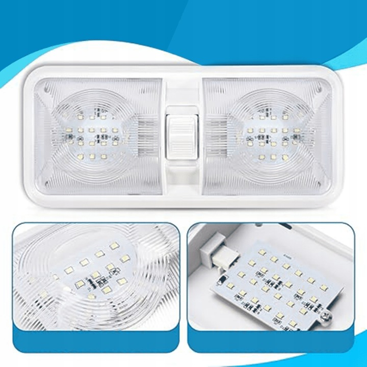 фото №14, Лампа led do інтер'єру автомобіля білий 48led 12v 7,5w 600lm do багажника