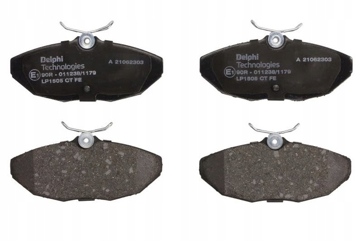 фото №1, Тормозные колодки тормозные зад delphi lp1505