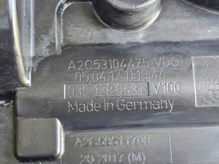 фото №8, Audi seat skoda 1.4 tsi cav 140km 12r дроссельная заслонка 03c128063b