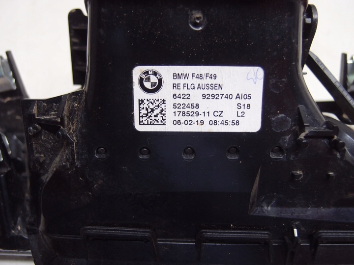 фото №6, Решётки воздуховод консоли планка декоративная bmw x1 f48