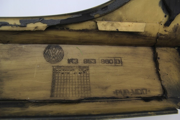 фото №7, Оригинальный порог правый планка пороговая vw golf 5 v gti gtd 3d 1k3853860d pur