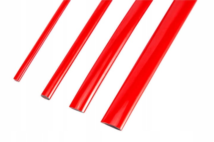фото №9, Молдинг декоративна червона 21 mm x 5m pvc