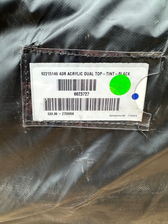 фото №12, Jeep wrangler jl дах м'який soft top 4d 4 двері