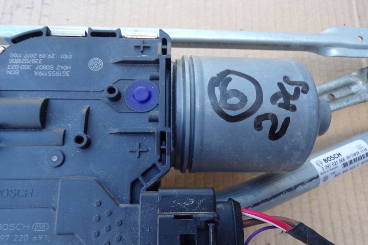 фото №6, Механизм стеклоочистителя 3g1955023c vw passat b8