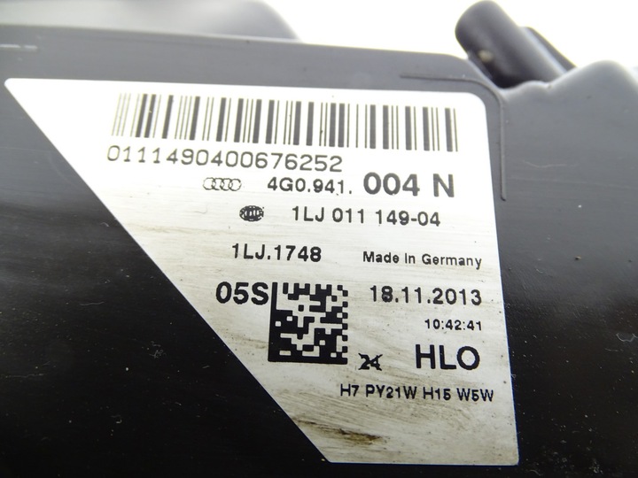 фото №9, Лампа права праві перед передня audi a6 c7 4g0941004n