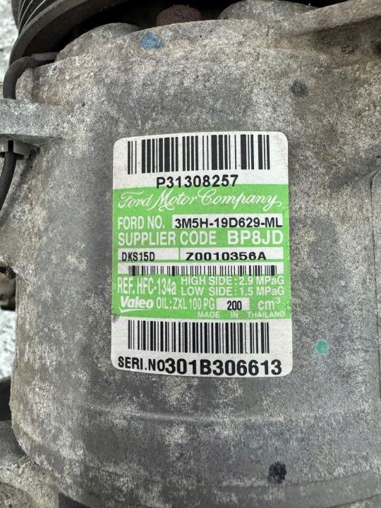 фото №6, Компрессор кондиционера volvo c70 ii 2009-2013 2.5 t 31308257