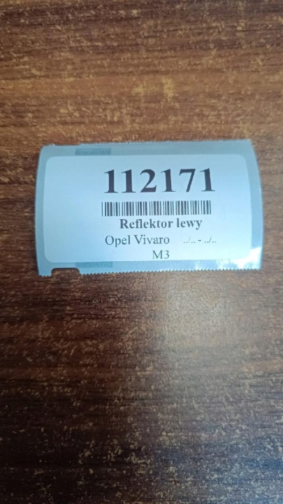 фото №11, Opel vivaro фара передняя левые перед 7700311371
