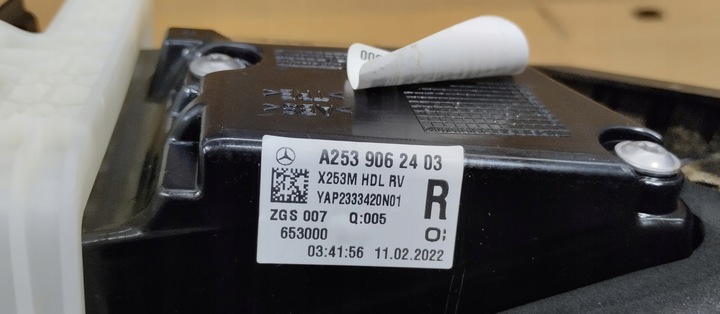 фото №8, Лампа w кришка багажника права задня праві зад mercedes glc w253 рестайлінг 22r a2539062403