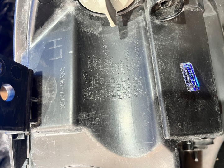 фото №10, Лампа передняя левая kia rio iii обычная 2011- 92101-1wxxx