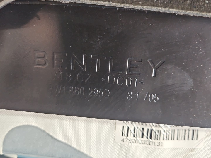 фото №9, Торпедо роздавальна подушка  пасажира капот bentley continental i 05-13 eu