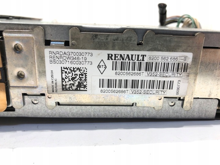 фото №5, Радио renault scénic ii 8200562686b 03-10 тюнер