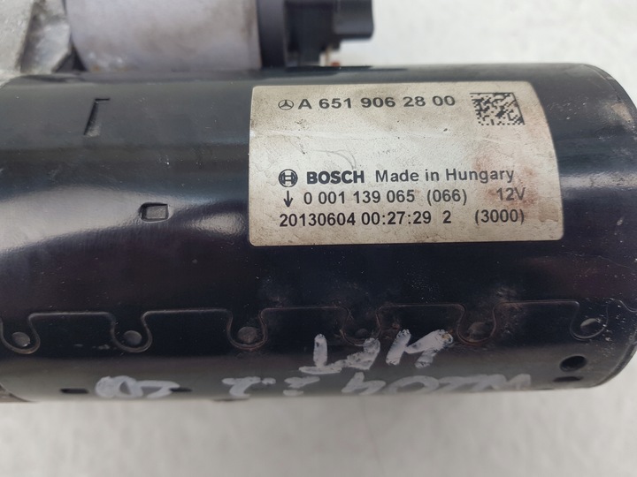 фото №6, Mercedes c w204 2.2 cdi стартер a6519062800