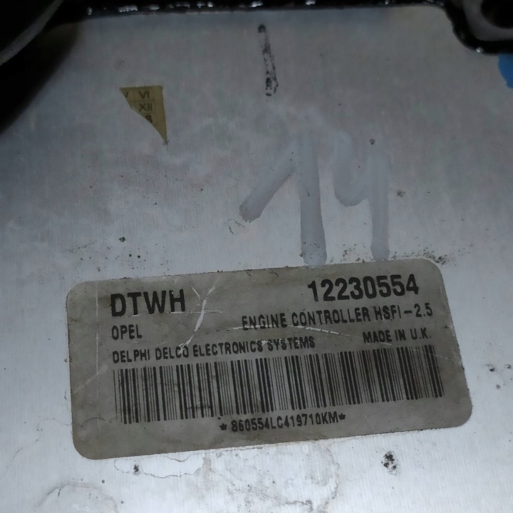 фото №10, Компьютер блок управления  opel meriva a 1.6 16v 12230554