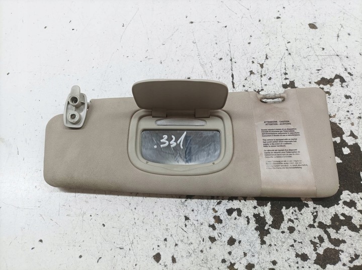 фото №2, Козирки сонцезахисний лівий водія захист fiat croma ii 2005-2011