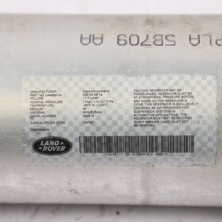фото №10, Rover range rover sport l494 бак повітря труба hpla-5b709-aa