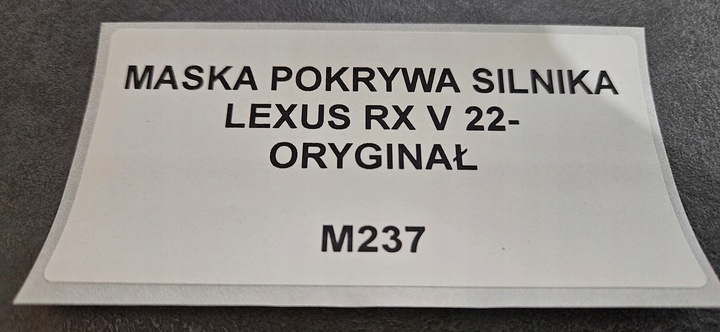 фото №9, Капот кришка двигуна lexus rx v 22- оригінал