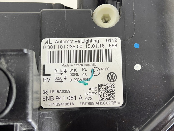 фото №13, Vw tiguan 2 ii полный led 5nb фара лампа левая перед комплектная - красивая